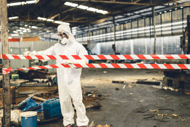 Professional Biohazard technician working in Saint Paul, AR